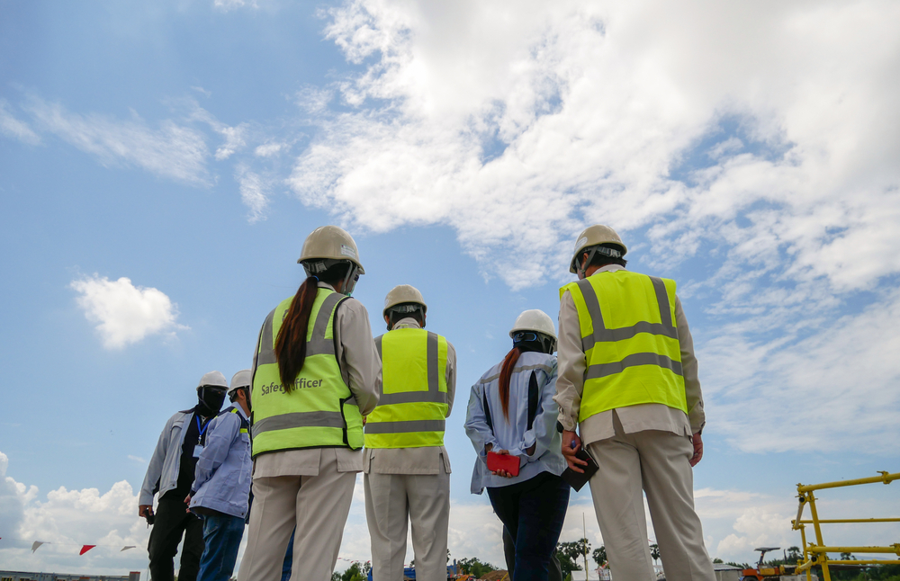 Geothermal industry workers 